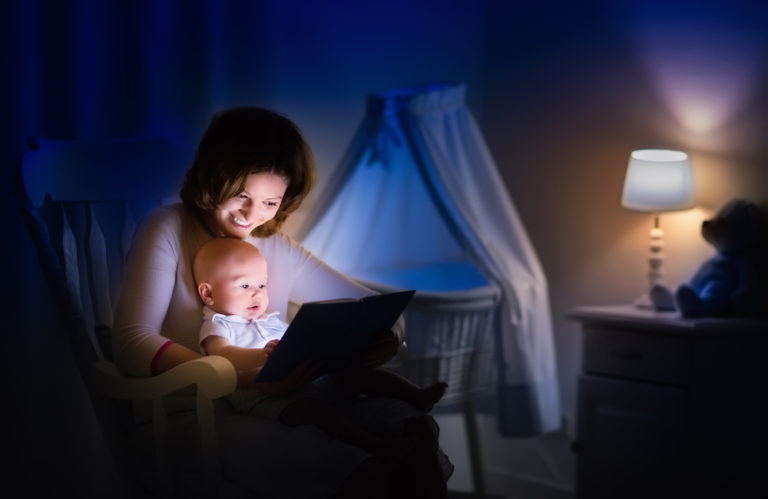 Mother reading to child (Lullaby for Business in Troubled Times)